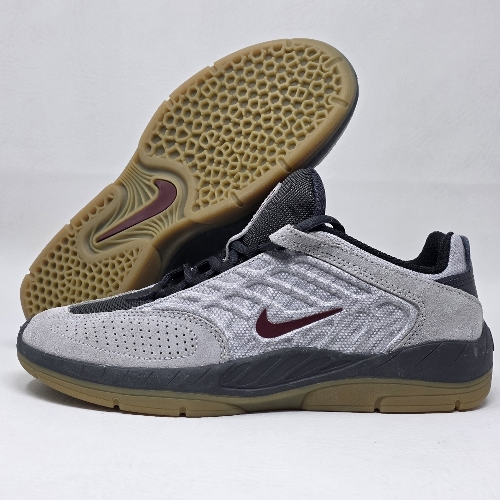 Nike SB Vertebrae FD4691-004 Skateboarding Shoes Smoke Grey/Red Men Size 6 New